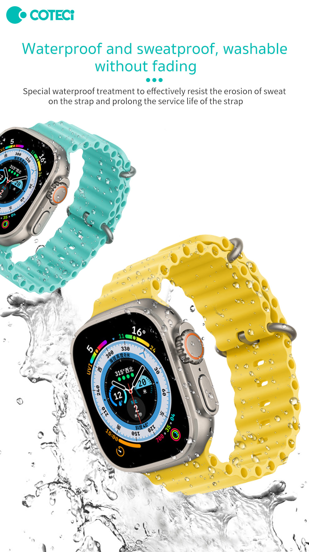 Apple Watch Waterproof Sport Band - W96