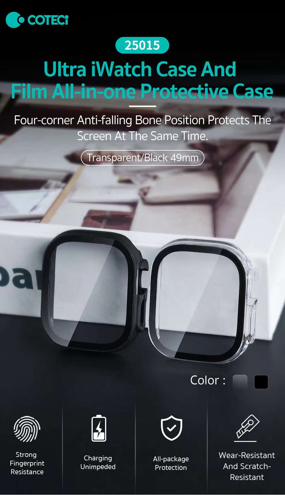 Apple Watch Ultra Case with Screen Protector - All-in-One Protection