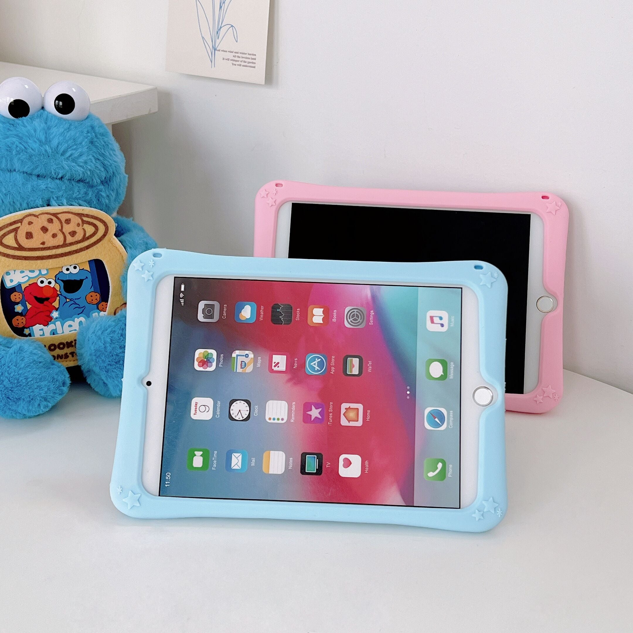 iPad Case with Strap-Cartoon1