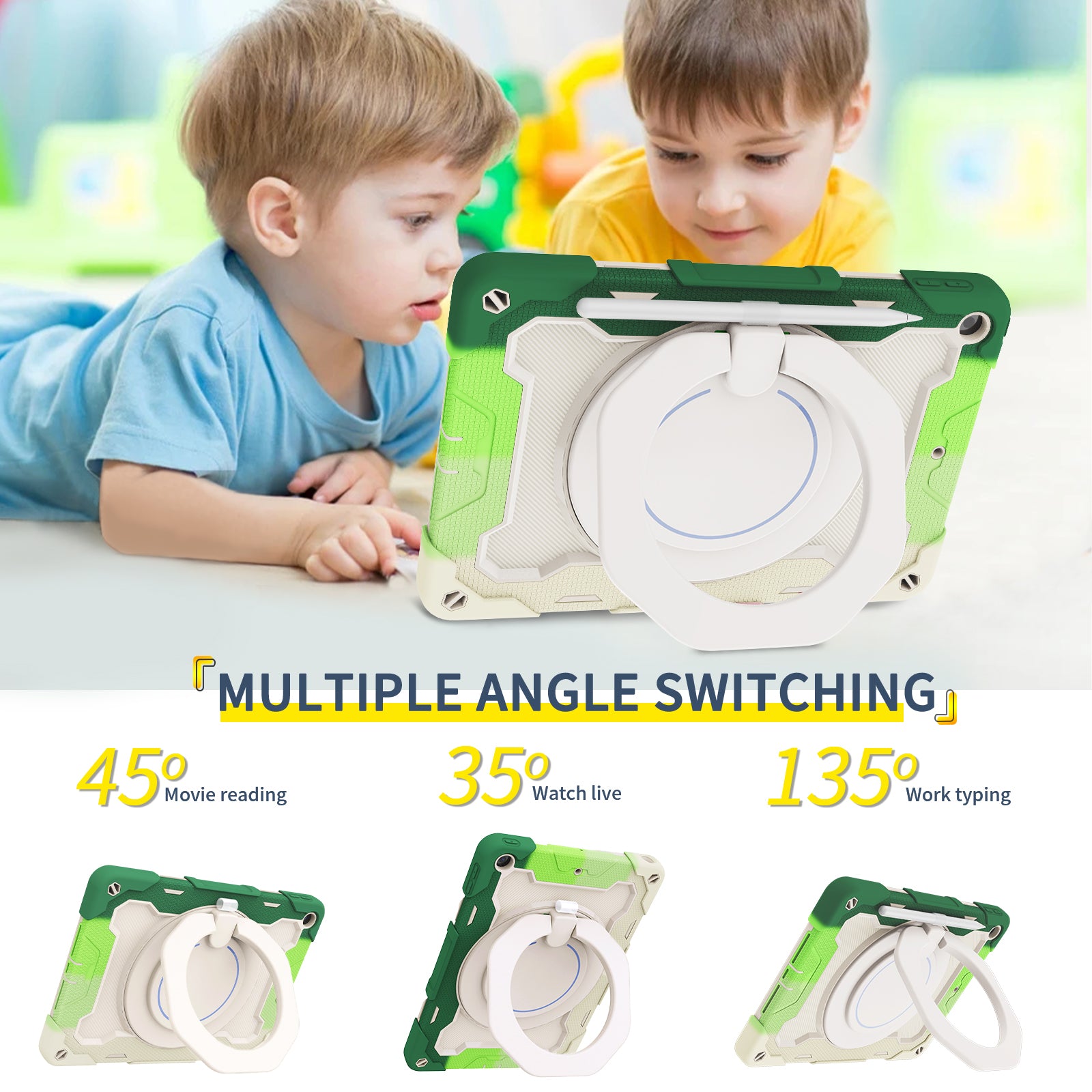 iPad Case With strap-Large Ring Bracket