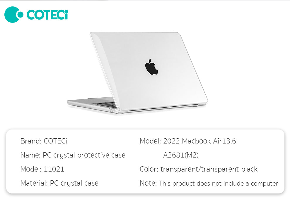 MacBook Case - Crystal Clear