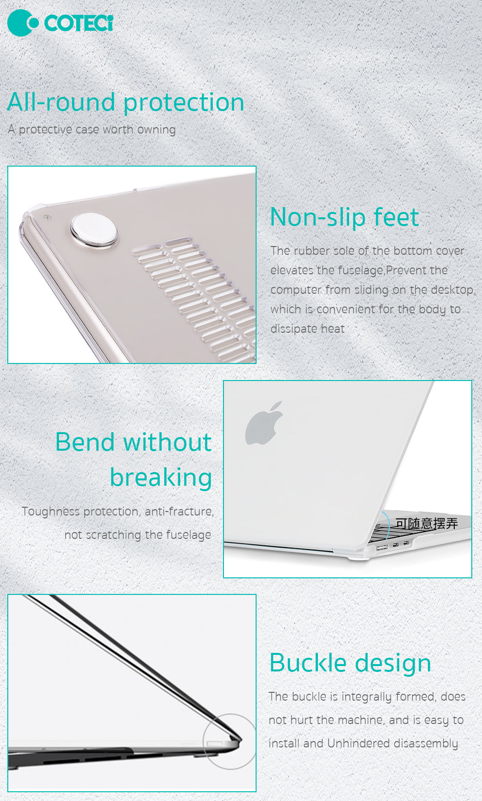 MacBook Case - Frosted Matte Finish