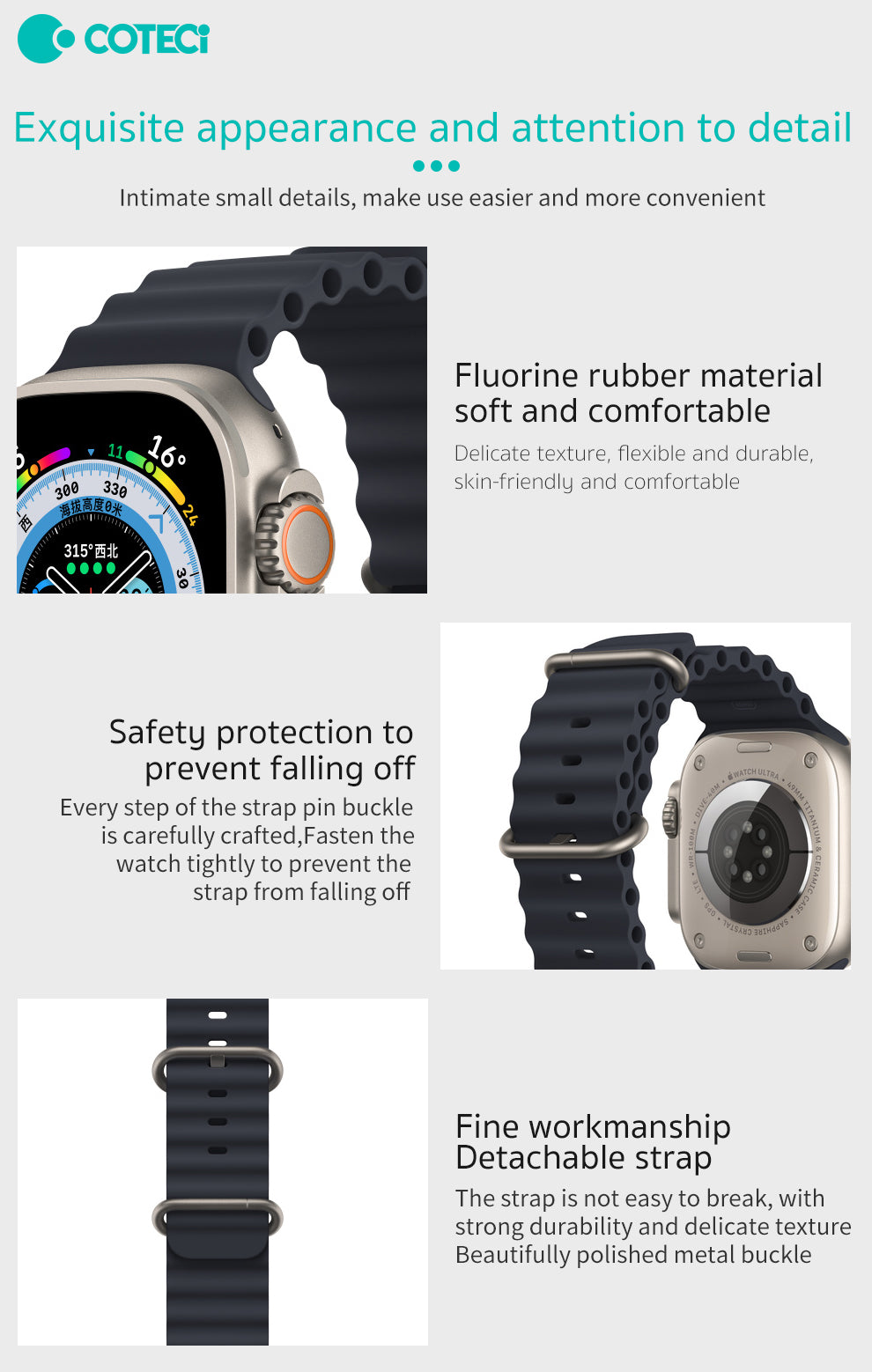 Apple Watch Waterproof Sport Band - W96