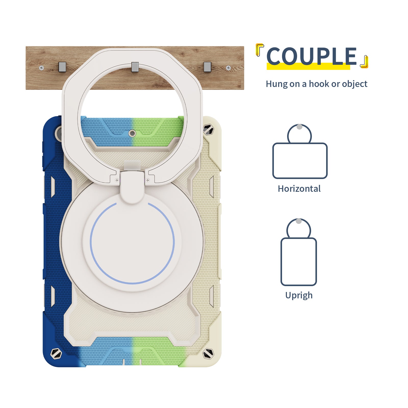 iPad Case With strap-Large Ring Bracket