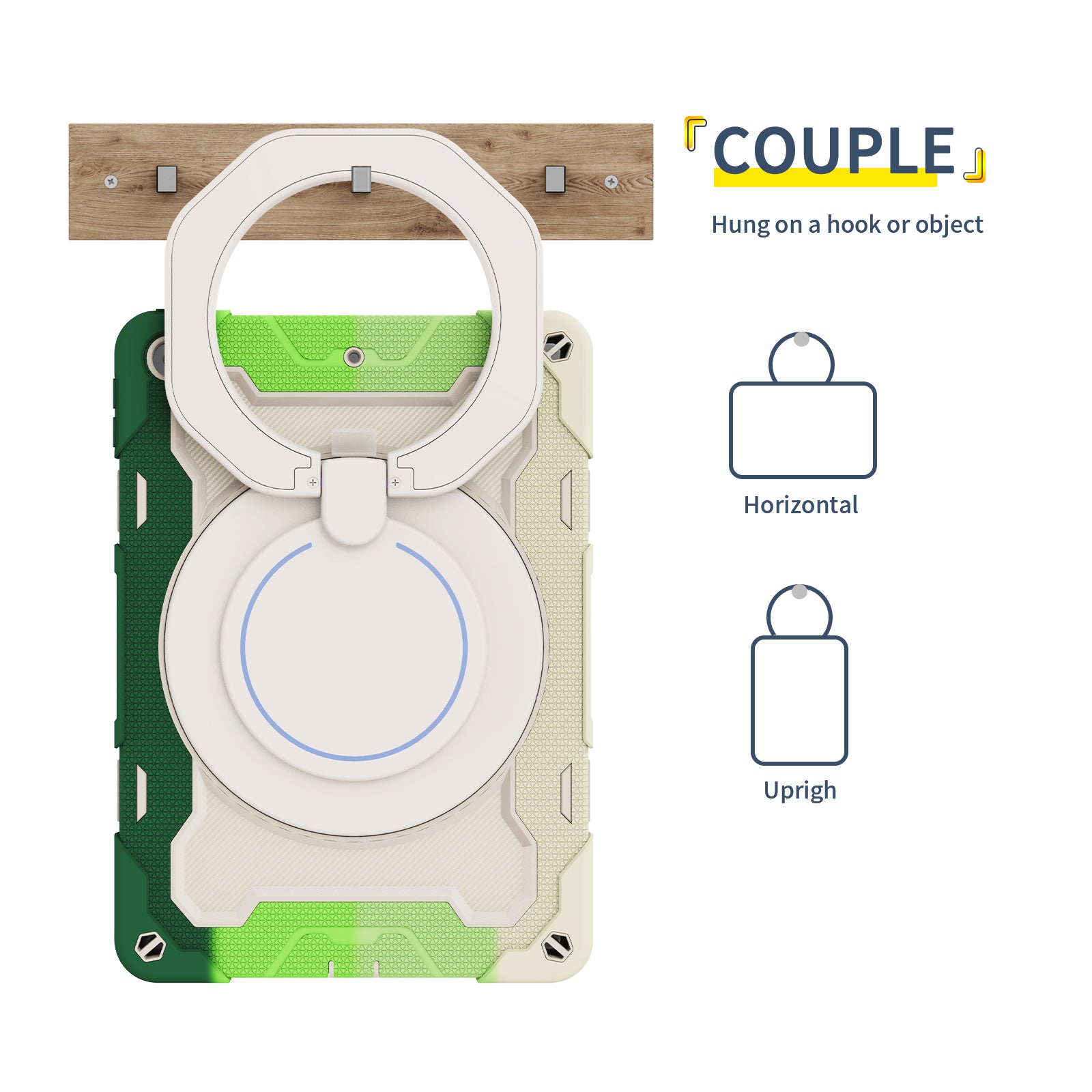 iPad Case With strap-Large Ring Bracket