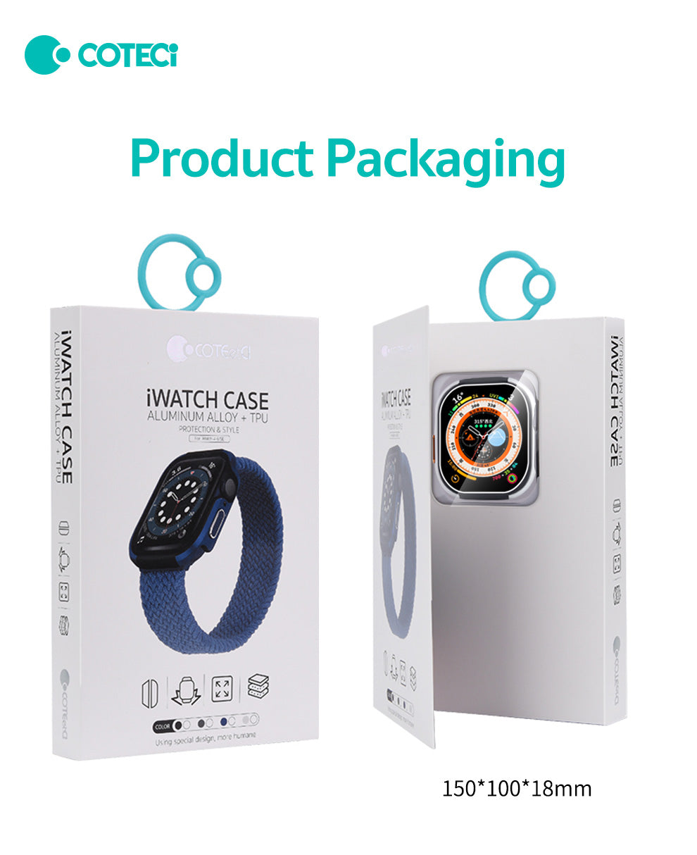 Apple iWatch Ultra1/2 49mm Case-Black and Titanium