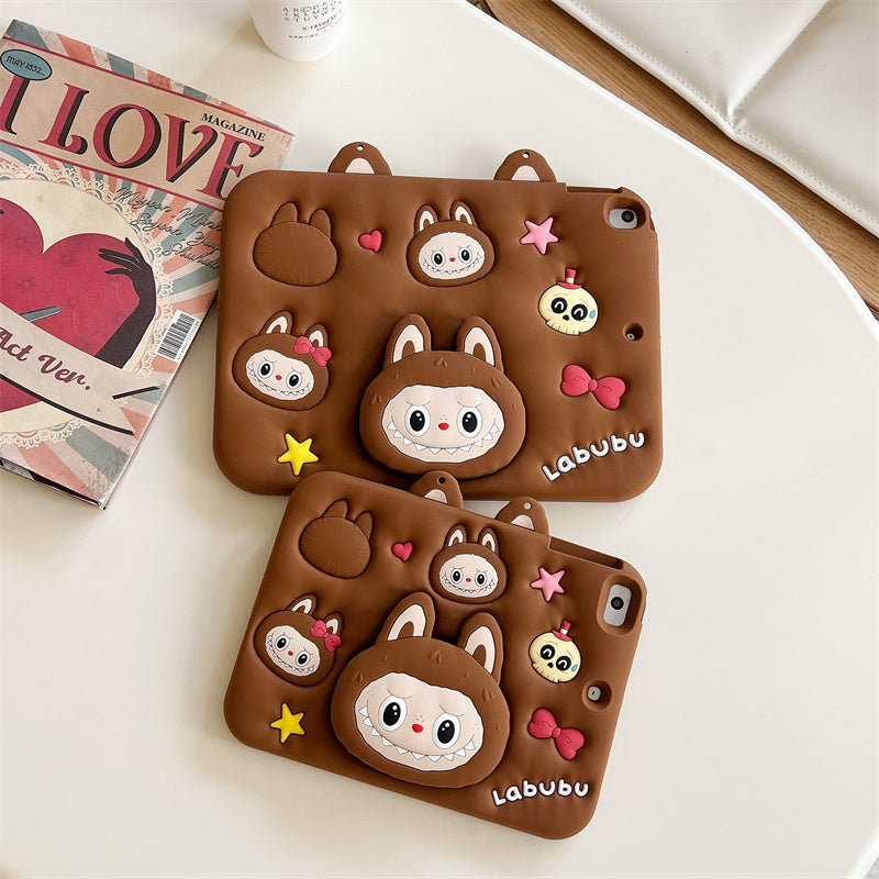 Ipad Case with Strap-Cartoon2 Stand