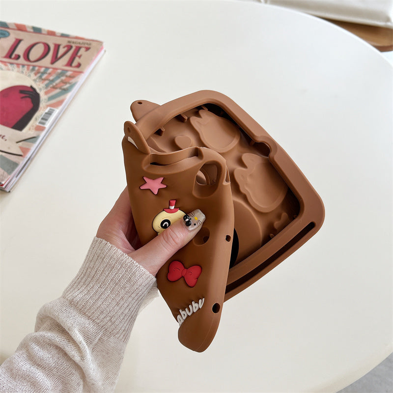 Ipad Case with Strap-Cartoon2 Stand