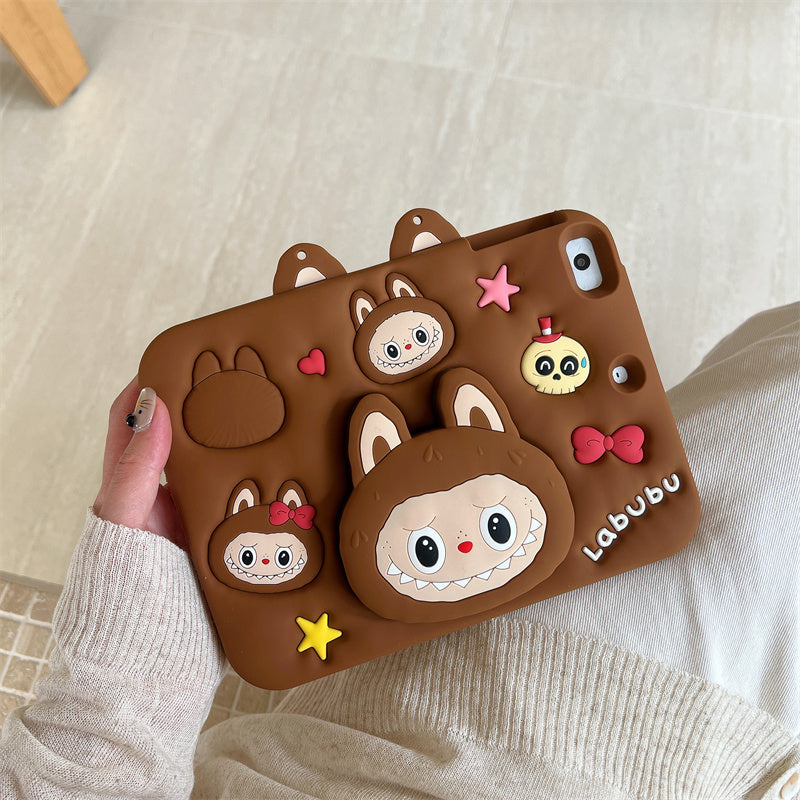 Ipad Case with Strap-Cartoon2 Stand