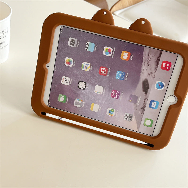 Ipad Case with Strap-Cartoon2 Stand