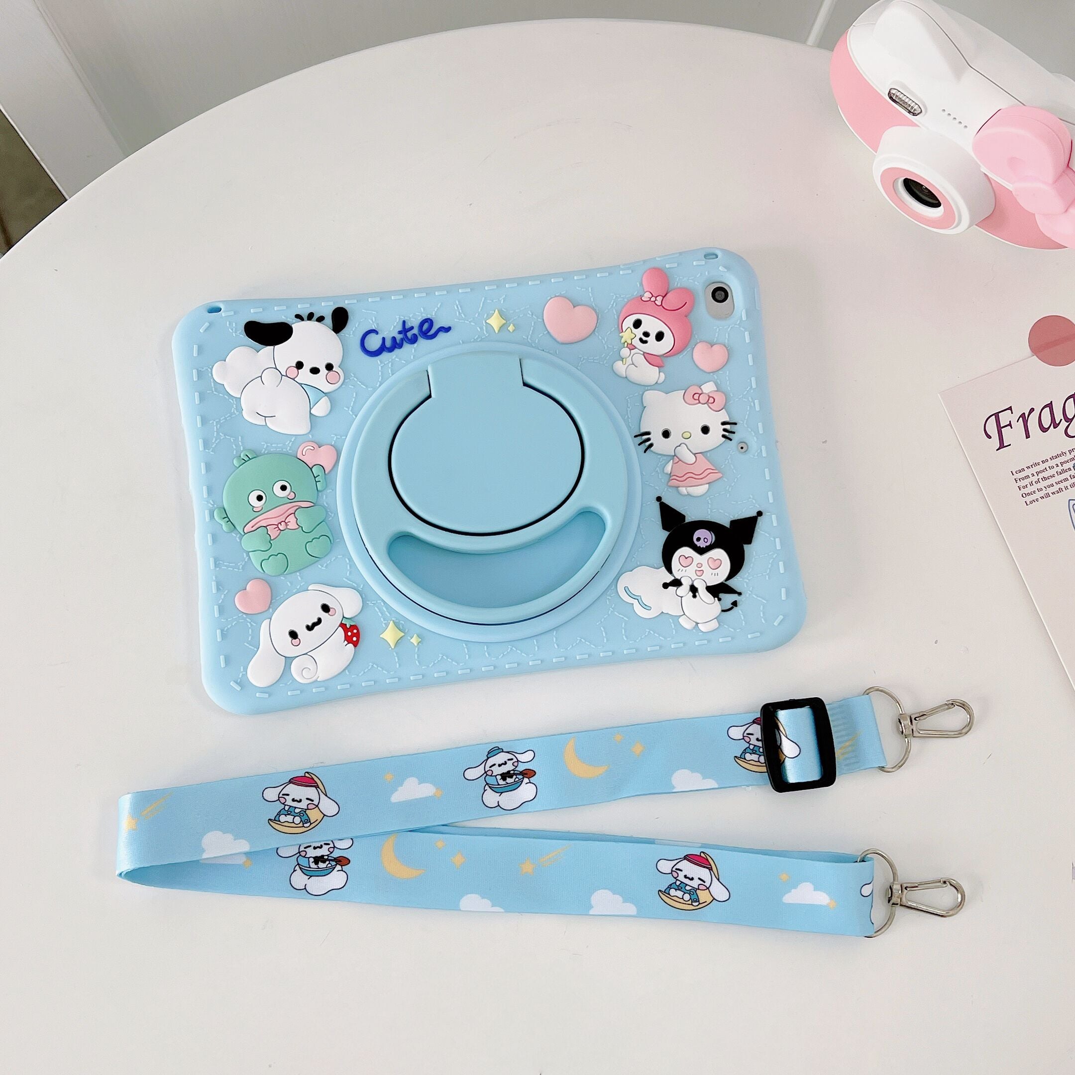 iPad Case with Strap-Cartoon1