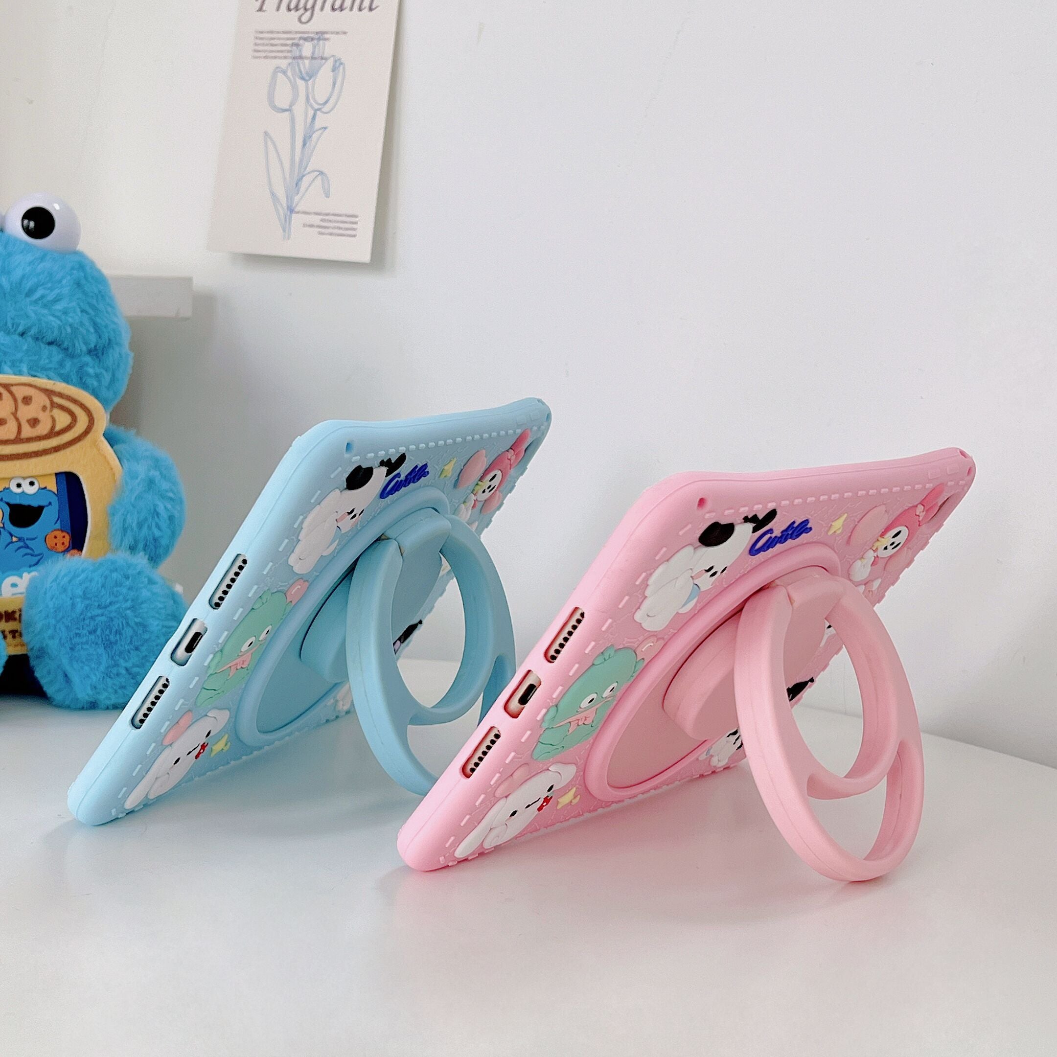 iPad Case with Strap-Cartoon1