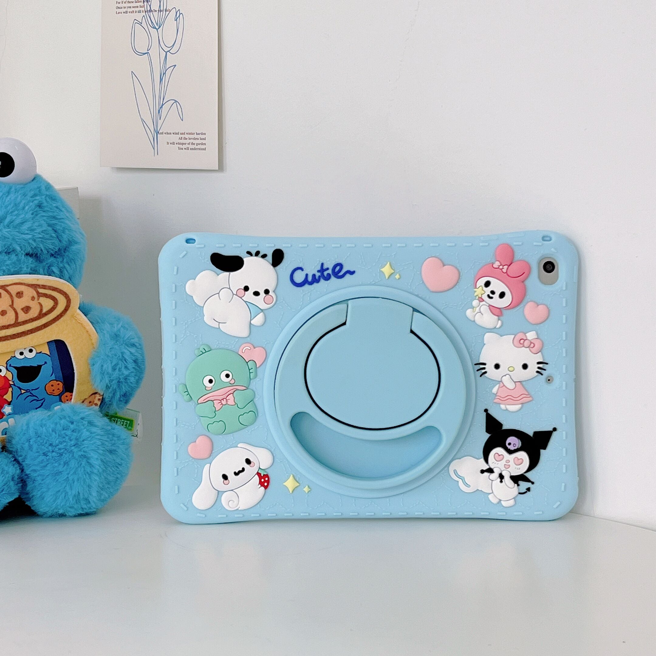 iPad Case with Strap-Cartoon1