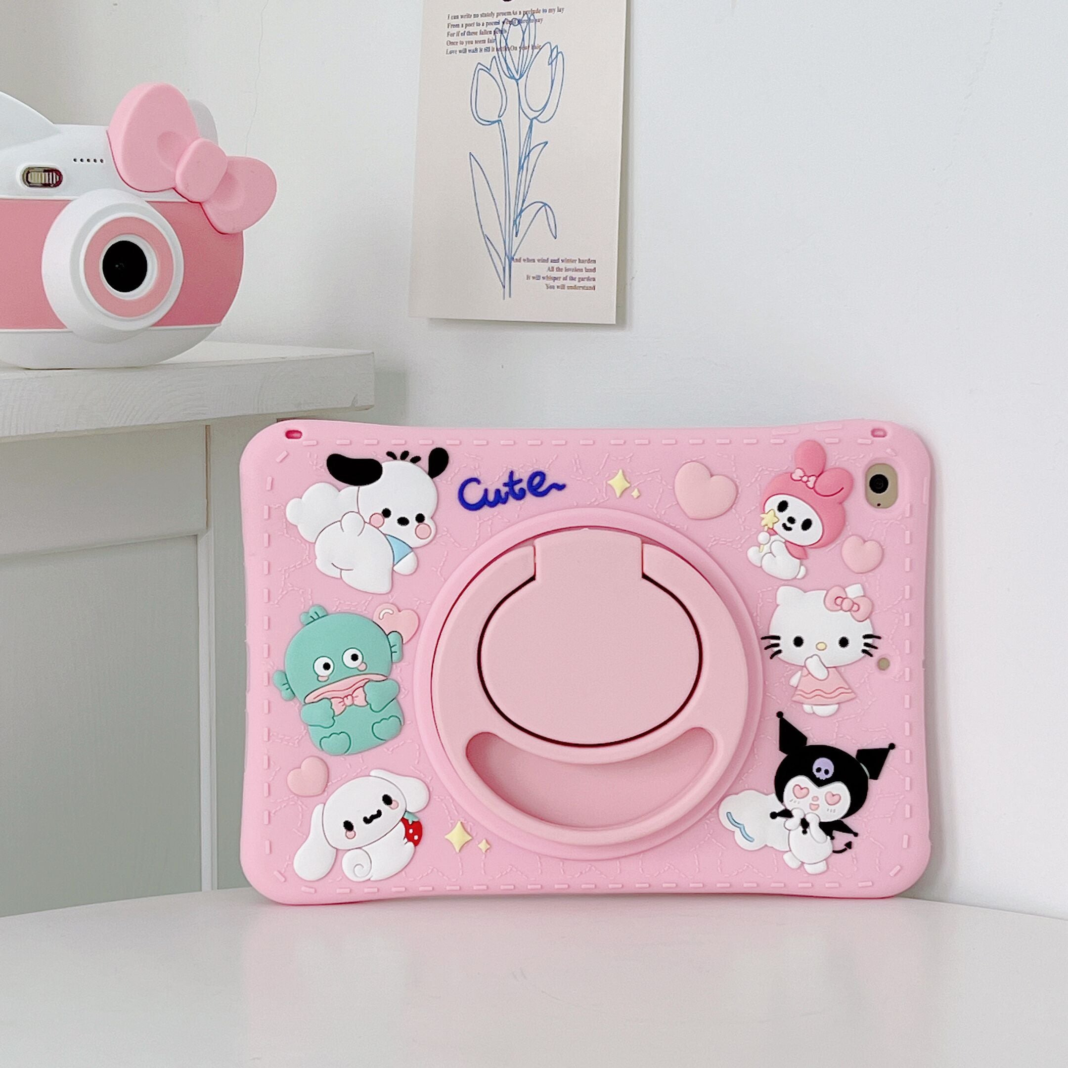 iPad Case with Strap-Cartoon1