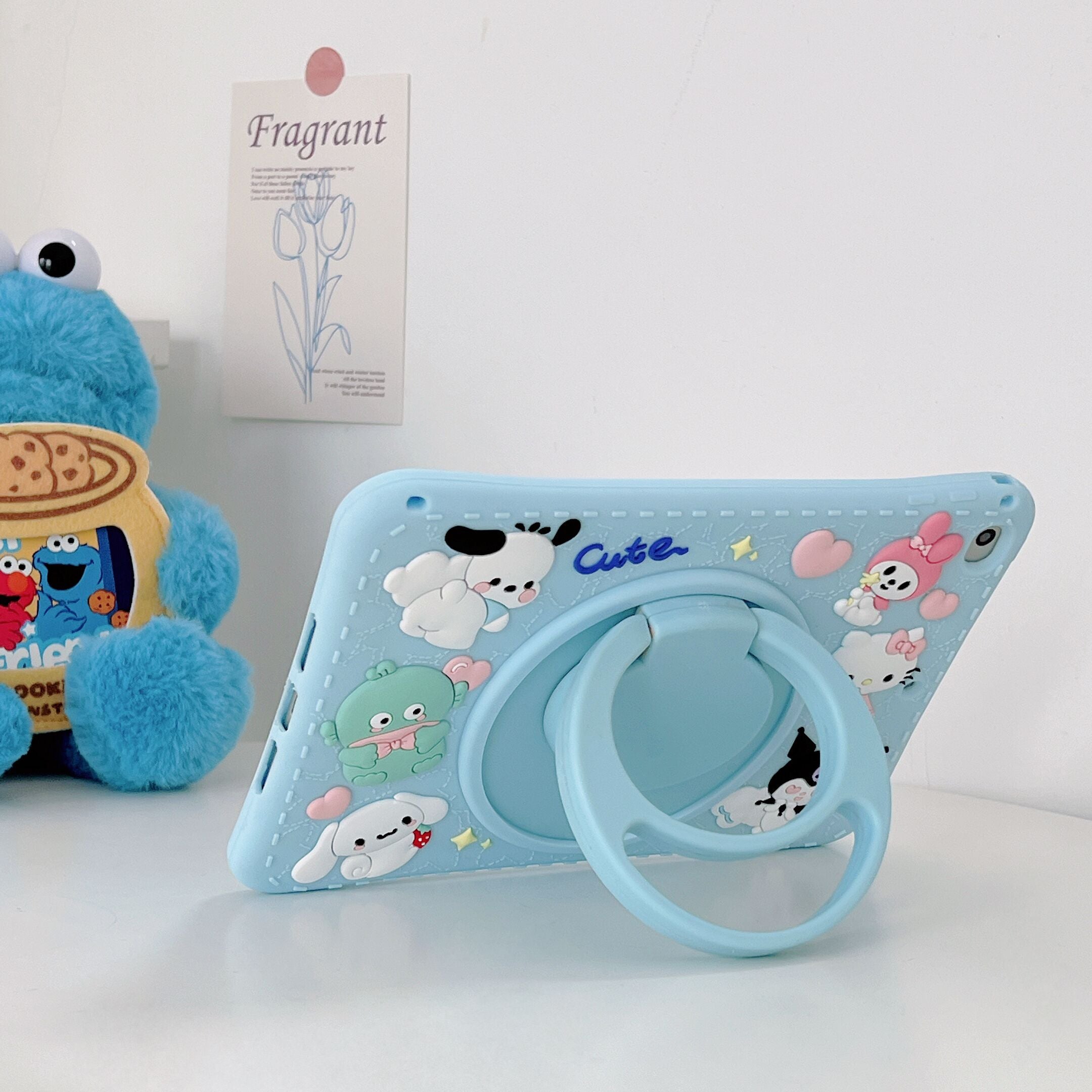 iPad Case with Strap-Cartoon1