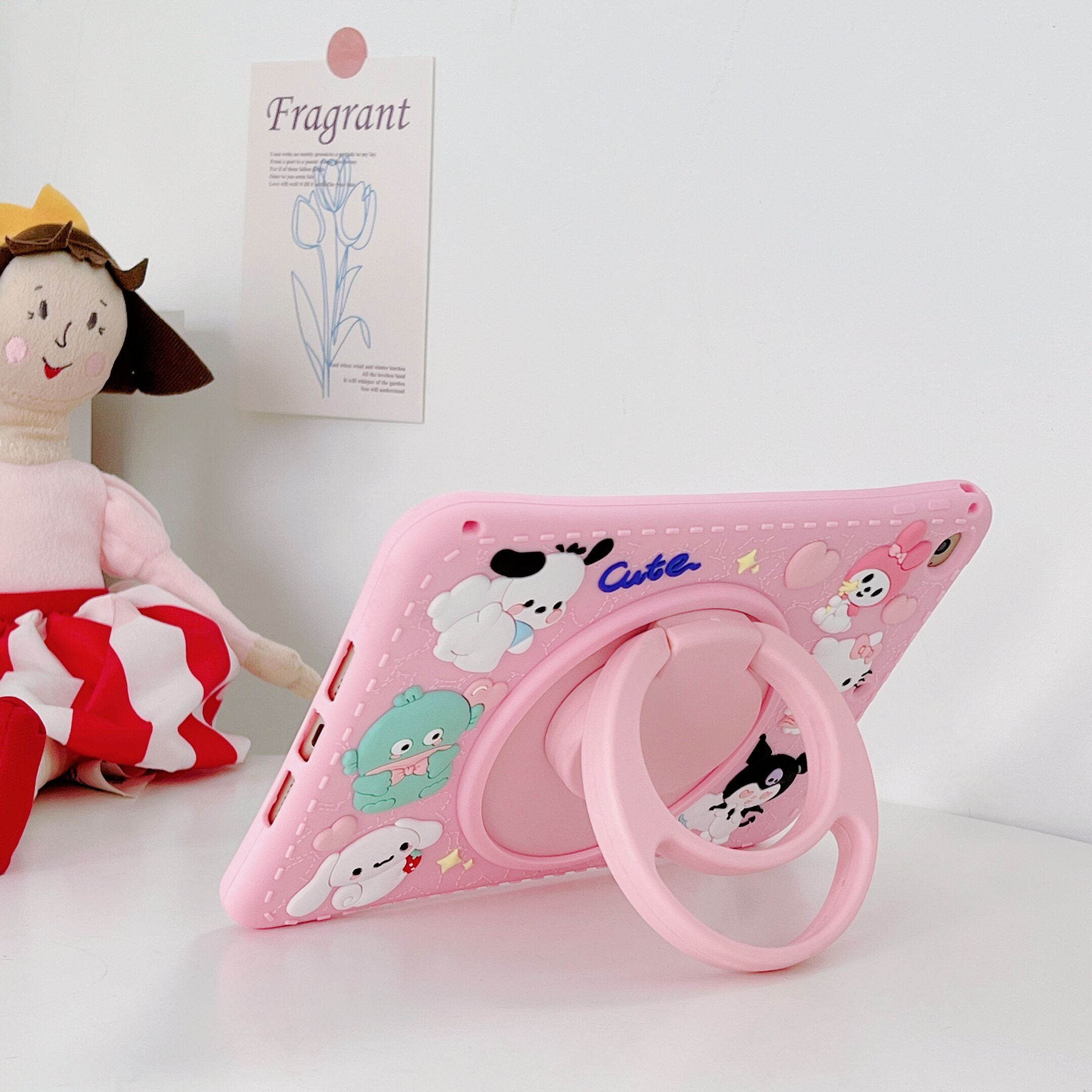 iPad Case with Strap-Cartoon1