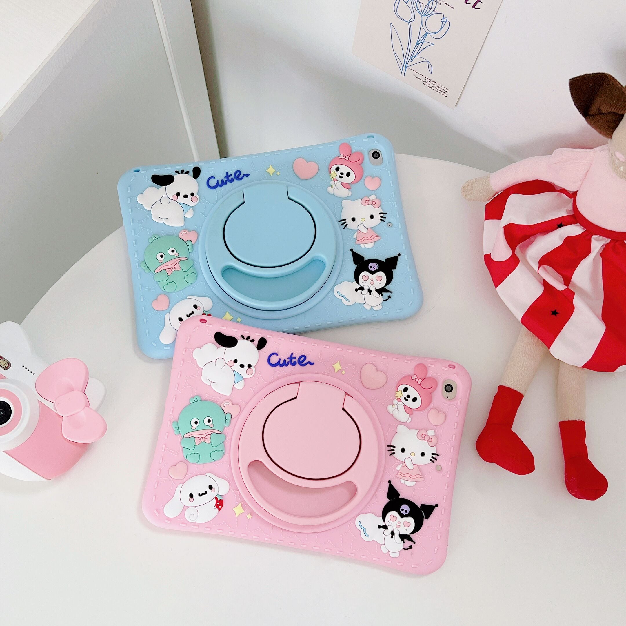 iPad Case with Strap-Cartoon1