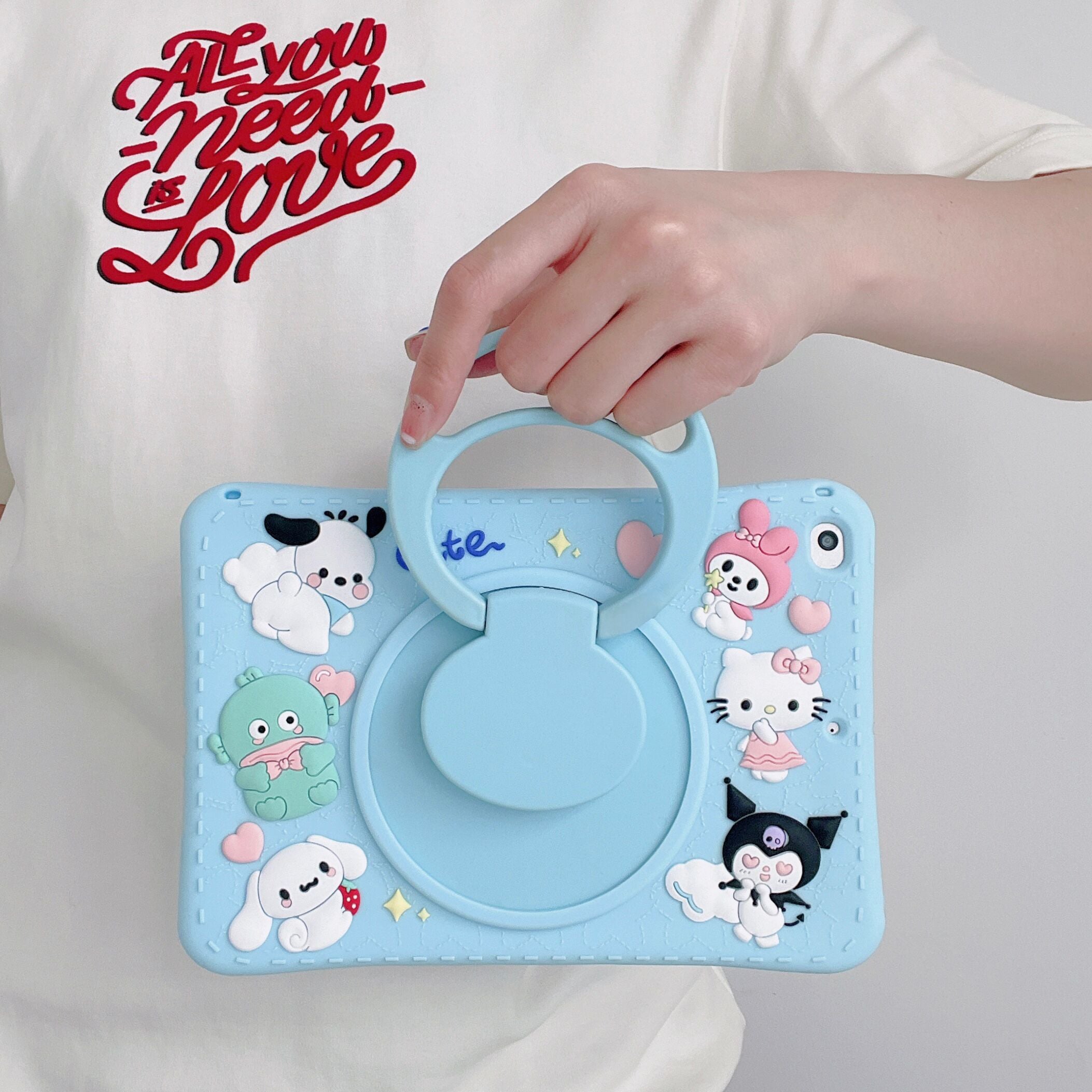 iPad Case with Strap-Cartoon1