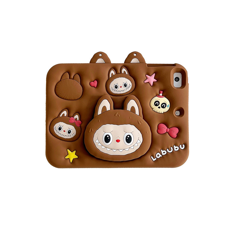 Ipad Case with Strap-Cartoon2 Stand